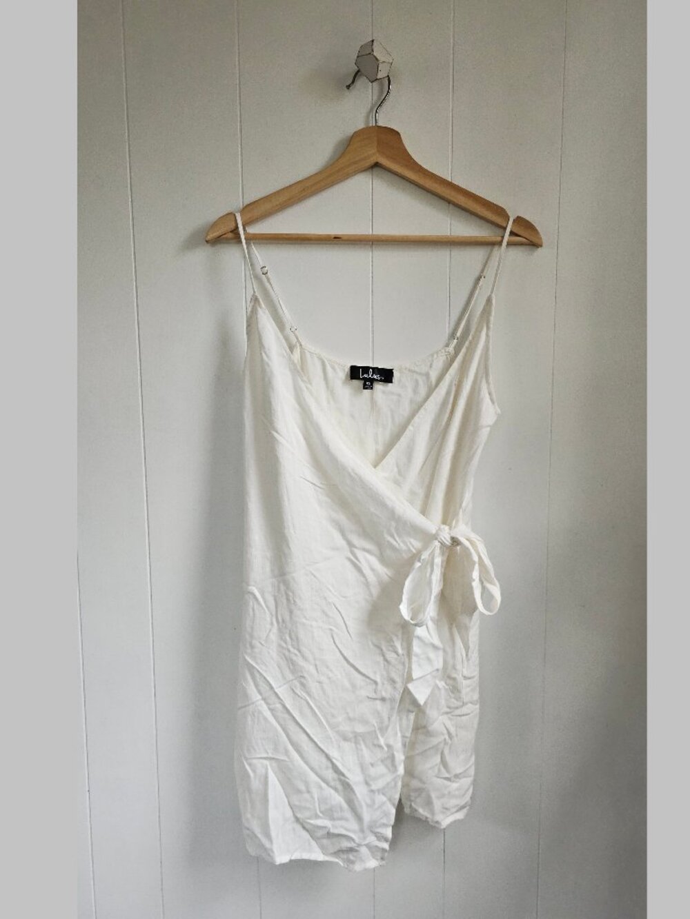 LULU'S Ideal Weekend Mini Wrap Dress
